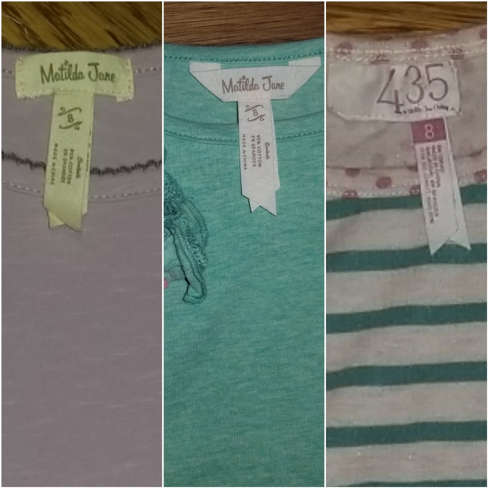 Sz8 Matilda Jane tees